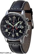 ZENO WATCH BASEL P557TVDPR-a1 X - Large Pilot - Chronograf s rezervou chodu